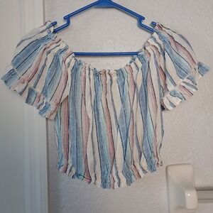 Ocean Drive‎ Crop Top Women's Juniors Girls Size Small Multicolor